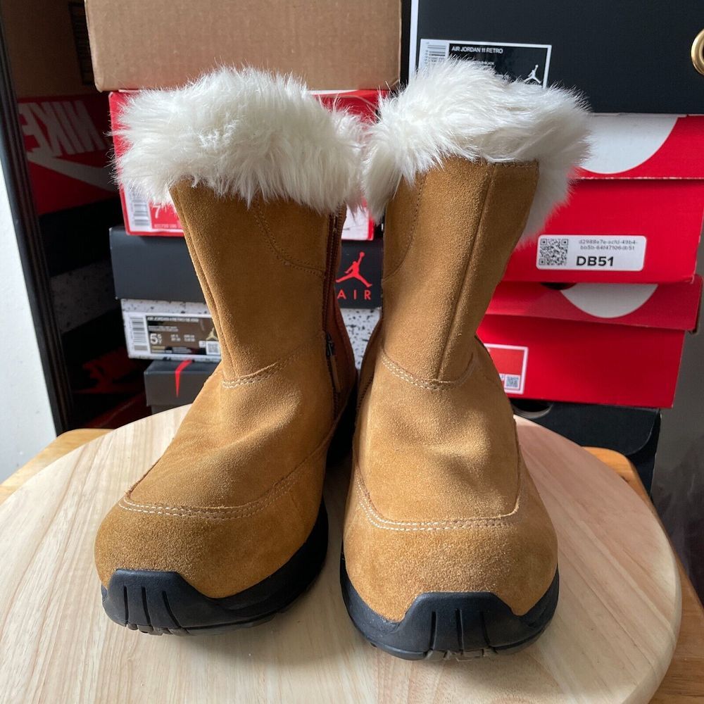 Sorel Northern Lite Womens Size 9.5 Boots Brown Tan Tall Thinsulate Winter Shoes - Picture 2 of 10